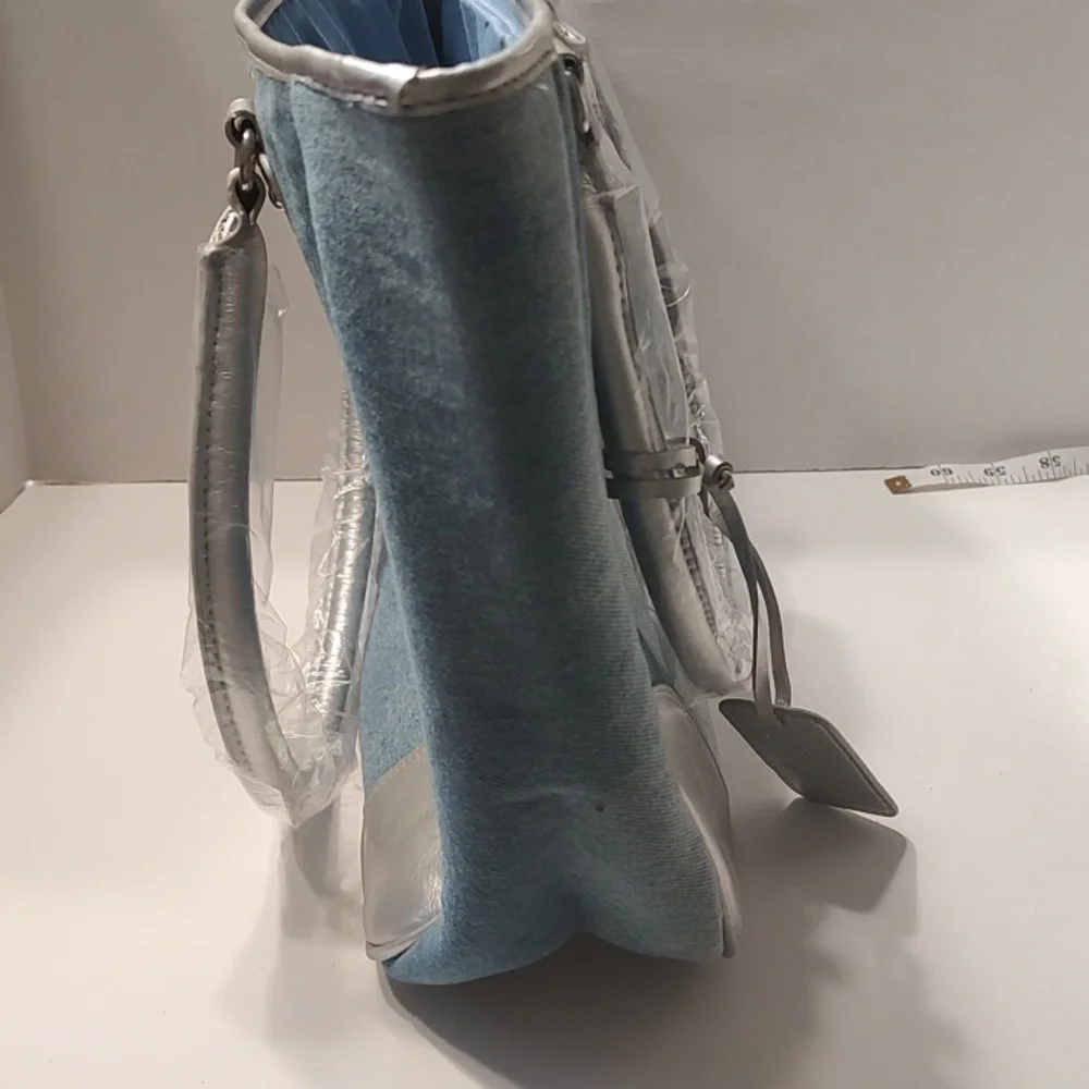 Denim Vintage Neiman Marcus Tote Vintage Acid Wash With Tags NWT